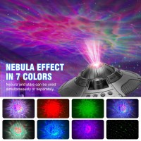 Ufo Galaxy Projector Star Projector Led Lights For Bedroom Night Light For Kids Or Adults Room Decor Game Room Gifts For Ch