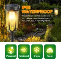 Ruhotili Solar Pathway Lights Outdoor 8 Pack Bright Solar Lights Outdoor Waterproof Ip65 Auto Onoff Solar Lights For Outside