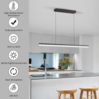 Lannlker Led Pendant Lights 59In Modern Island Light Dimmable With Remote Control 3000K6000K Adjustable Color Temperature Cha