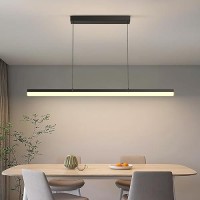 Lannlker Led Pendant Lights 59In Modern Island Light Dimmable With Remote Control 3000K6000K Adjustable Color Temperature Cha