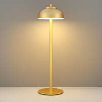 Gold Cordless Table Lamp Rechargeable,Small Battery Operated Lamp,Portable Wireless Led Table Lamp For Home Restaurant Dinner Bar Living Room Bedroom Bedside/Outdoor Patio