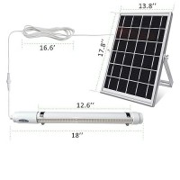 Bright Solar Powered Grow Light With Batteries Full Spectrum Growing Led Lamp For Outdoor Indoor Greenhouse All Stage Plants Wat