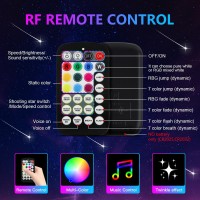 Azimom 16W Twinkle Sound Activate 600Pcs003In131Ft Fiber Optic Starlight Headliner Kitsrgb Meteor Shooting Star App Remo