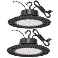 Bft Ufo Led High Bay Light 240W 2Pack Etl Listed 010V Dimmable High Bay Led Shop Lights 36000Lm 5000K High Bay Led Light With U