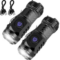 2Pcs Threeeyed Monster Mini Flashlight German Threeeyed Monster Mini Flash Super Power Flashlight Pocket Flashlight With Cli