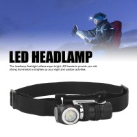 Alomejor Super Bright Led Headlamp With Type C Charging Rechargeable Flashlight With Magnet Pen Holder Ideal For Outdoor Emergency