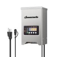 Dewenwils 150W Low Voltage Landscape Transformer Outdoor Low Voltage Transformers With Photocell Sensor Timer 120V Ac To 12V