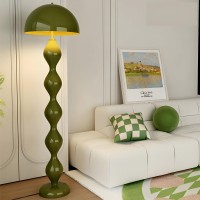 Litfad Unique Floor Lamp With Iron Shade And Foot Switch Modern Floor Light For Stylish Indoor Lighting 3 Color Temperatures 1