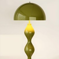 Litfad Unique Floor Lamp With Iron Shade And Foot Switch Modern Floor Light For Stylish Indoor Lighting 3 Color Temperatures 1