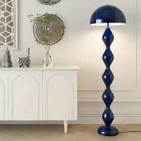 Litfad Unique Floor Lamp With Iron Shade And Foot Switch 3 Color Temperatures Modern Floor Light For Stylish Indoor Lighting 1