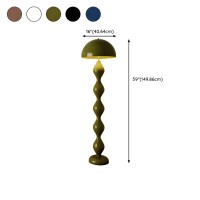 Litfad Unique Floor Lamp With Iron Shade And Foot Switch 3 Color Temperatures Modern Floor Light For Stylish Indoor Lighting 1