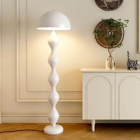 Litfad Unique Floor Lamp With Iron Shade And Foot Switch Modern Floor Light For Stylish Indoor Lighting 3 Color Temperatures 1