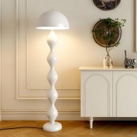 Litfad Unique Floor Lamp With Iron Shade And Foot Switch Modern Floor Light For Stylish Indoor Lighting 3 Color Temperatures 1