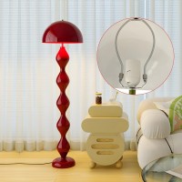 Litfad Unique Floor Lamp With Iron Shade And Foot Switch Modern Floor Light For Stylish Indoor Lighting 3 Color Temperatures 1