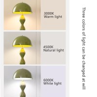 Litfad Unique Floor Lamp With Iron Shade And Foot Switch Modern Floor Light For Stylish Indoor Lighting 3 Color Temperatures 1