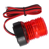 Generic Boat Led Navigation Light 360 All Round Anchor Light Marine Stern Light Red Light For Sailing Dc 12V-24V, Genericxdg3Creqf8