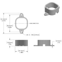 Generic Mounting Bracket Clip For Govee Pro Permanent Outdoor Lights H706C 200 Ft Black 120