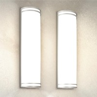 Asd 24 Inch Led Outdoor Wall Mount Light Fixture Brushed Nickel Modern Wall Sconce Lighting 25W 120277V 3000K 4000K 5000K A