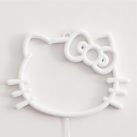 Hello Kitty Nk950144 Figural Led Neon Light Up Wall Hanging Battery Operated 10 Wx7 H