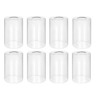 8 Pack Clear Glass Lamp Shade