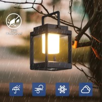 Solar Lantern Outdoor Table Lamp Portable Hanging Led Lights Waterproof Decorative Lights For Patio Camping