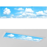 Wowangce 1 X 4 Feet Fluorescent Light Covers For Ceiling Lights Magnetic Ceiling Light Cover With 8 Magnets Fluorescent Light Fi