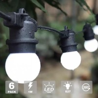 Mzyoyo Night Light Bulb1W Led Light Bulbg14 G45 E27 Led Bulbled Energy Saving Light Bulbsdaylight White 6500K5 Watt Equival