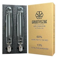 Gruotvszak Hps 1000 Watt Grow Light Bulb E39 60 Increases On Red Spectrum 1950Mol 136000Lm Ultra Bloom Flowering High Pressure