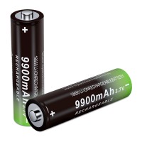 Dqgg 37V 18650 Rechargeable Batteries 2 Pack Big Capacity Batteries For Flashlight Headlamps Toys Doorbells Cameras Etc Bu