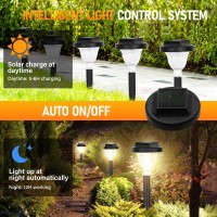 Siatom Solar Pathway Lights Ip65 Waterproof 10 Pack Solar Outdoor Lights For Garden Lights Auto Onoff Led Landscape Lighting