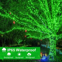 Christmas Lights Outdoor 100Ft 300 Led String Lights For Outside 8 Modes Timer Memory Function Waterproof Plug In Fairy T