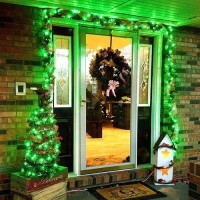 Jmexsuss 8 Pack 50 Led Green Fairy Lights Battery Operated Halloween Decorations