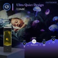 Faithorse Jellyfish Lamp Mesmerizing Lava Lamp Multicolor Jelly Fish Light Lamp Christmas Gifts For Kids And Adults Perfect