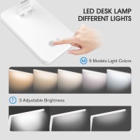 Mafiti Led Desk Lamp For Home Office Touch Desk Light 5 Light Modes 3 Brightness Foldable Table Lamp With Adjustable Arm Eyecar