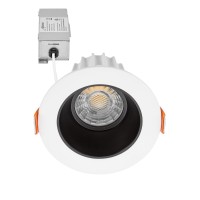 Maxxima 2 In Ultrathin Recessed Antiglare Led Downlight Canless Ic Rated 600 Lumens 5 Color Temperature Selectable 2700K