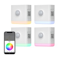 Thirdreality Smart Color Night Light 4 Pack Matter Over Wifi 31 Multifunctionality Work With Smartthings Google Home Appl