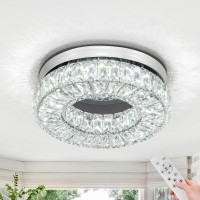 118 Modern Crystal Chandeliers Flush Mount Ceiling Light Fixture Led Chandeliers With Crystals Hallway Light Bedroom Chandel