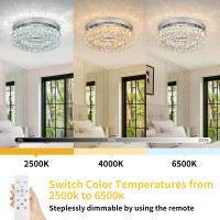 118 Modern Crystal Chandeliers Flush Mount Ceiling Light Fixture Led Chandeliers With Crystals Hallway Light Bedroom Chandel