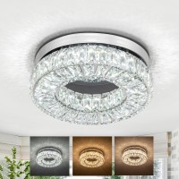 118 Modern Crystal Chandeliers Flush Mount Ceiling Light Fixture Led Chandeliers With Crystals Hallway Light Bedroom Chandel