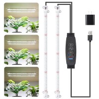 Led Grow Light Strips For Indoor Plants Full Spectrum 120 Leds 157 With 4 Install Methods 61216H Timer 10 Dimmable Levels