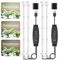 Led Grow Light Strips For Indoor Plants Full Spectrum 240 Leds 157 With 4 Install Methods 61216H Timer 10 Dimmable Levels