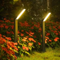 Solar Lights Outdoor Waterproof, 2 Pack Led Solar Garden Lights. For Outside, Yard, Patio, Landscape, Walkway.