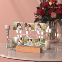 Personalised Gifts For Mum- Birthday Gifts For Mum Mother Customised Photo Album Night Light,Custom Photo Frame Plaque Personalised Presents For Mum Mother'S Day