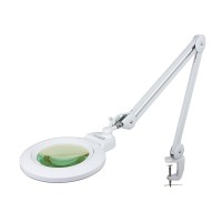 Neatfi Xl Bifocal Led Magnifying Lamp 7Inch Acrylic Lens 5D20D Magnification Handsfree Dimmable 168 Smd Led Adjustable