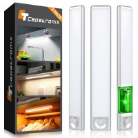 Ct Capetronix Under Cabinet Lights Under Counter Light For Kitchen With 3 Color Temperatures 3 Modes Dimmable Rechargeable Mot