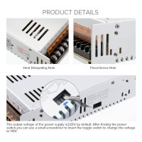 Btflighting Ac100240V To Dc5V50A Max250W Suit Dc5V1Adc5V50A Switching Power Supply Device Transformer Power Adapter Converter