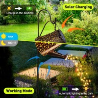 Lureshine Solar Watering Can With Lights Outdoor Garden Decor Waterproof Star Solar Garden Lights For Table Deck Yard Lawn Patio