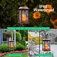 Solar Lanterns Hummingbird Outdoor Hanging Lanterns Metal Solar Lights Gardening Gift For Mom Women Mothers Day Garden Deco