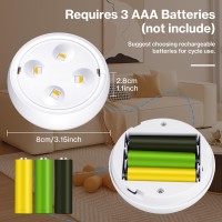 Cadrim Puck Lights 13 Colors Changeable Led Puck Lightings Led Lights For Bedroom Under Cabinet Lights Under Cabinet Lightin