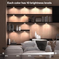 Cadrim Puck Lights 13 Colors Changeable Led Puck Lightings Led Lights For Bedroom Under Cabinet Lights Under Cabinet Lightin